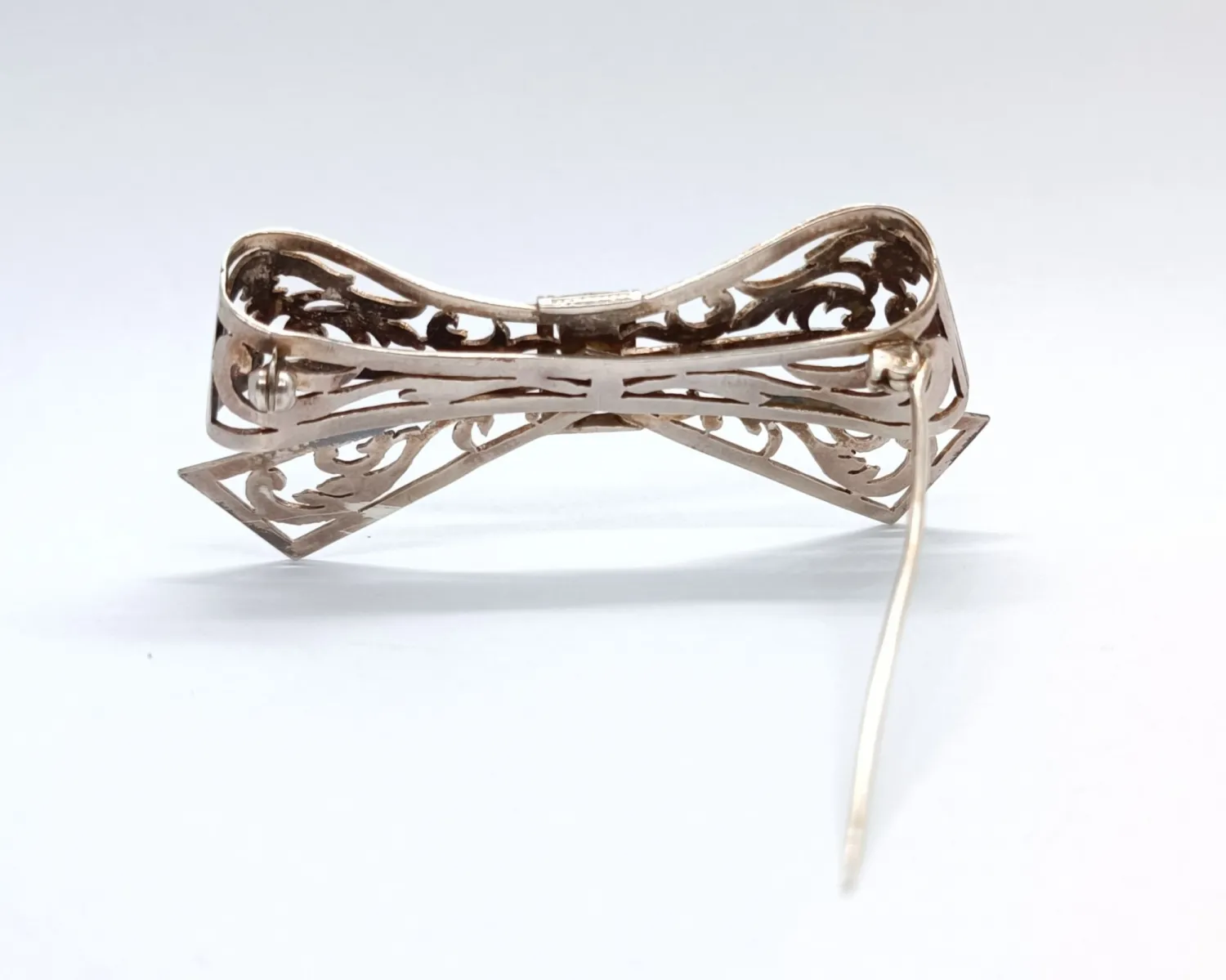 Art deco brož – mašle - 4