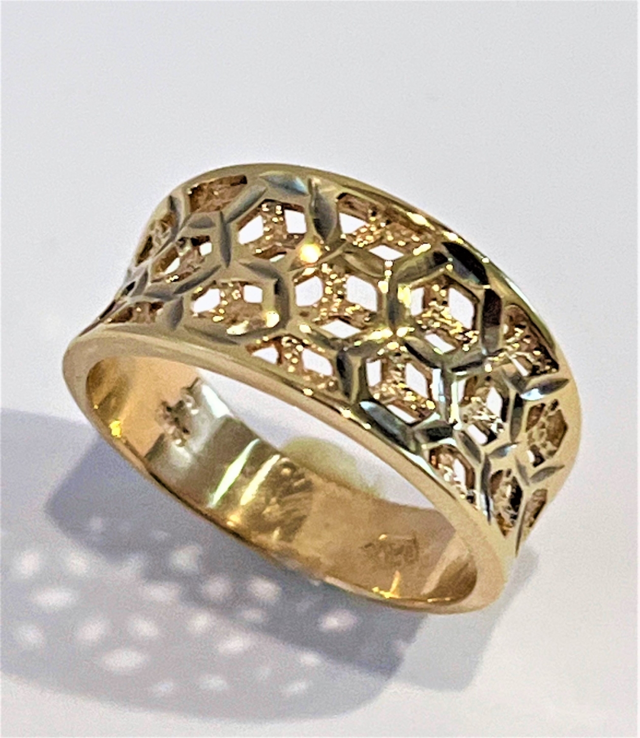 Originální zlatý prsten 14 karátů ze ž