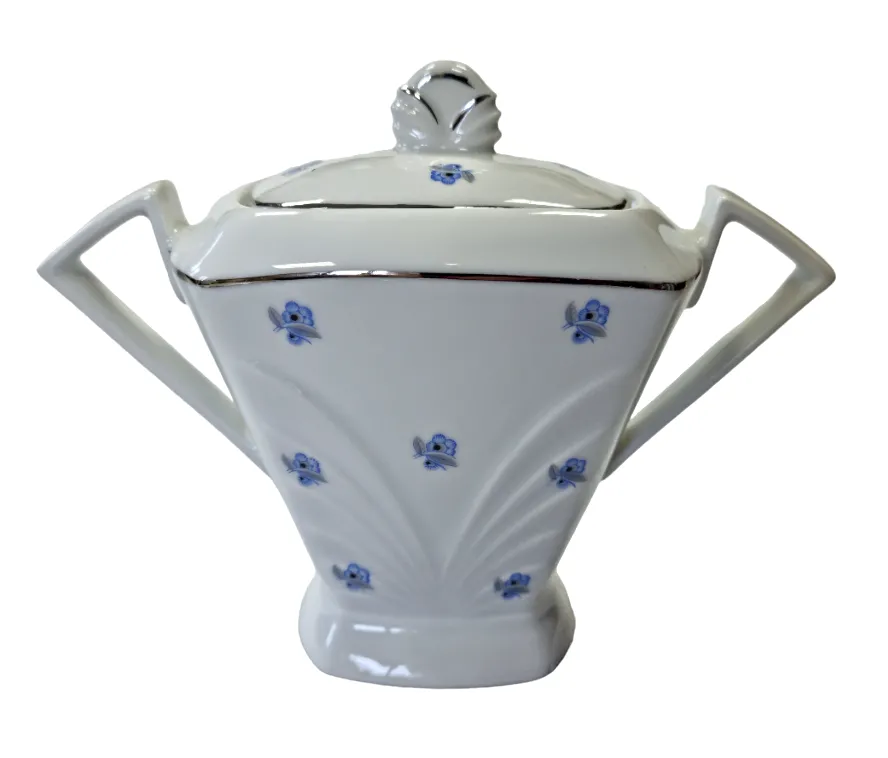 Porcelánový kávový servis Art Deco československý - 6