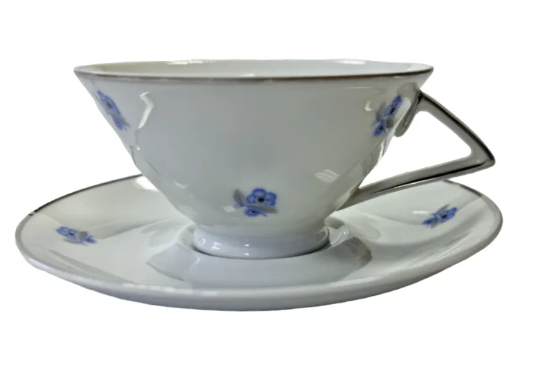 Porcelánový kávový servis Art Deco československý - 7