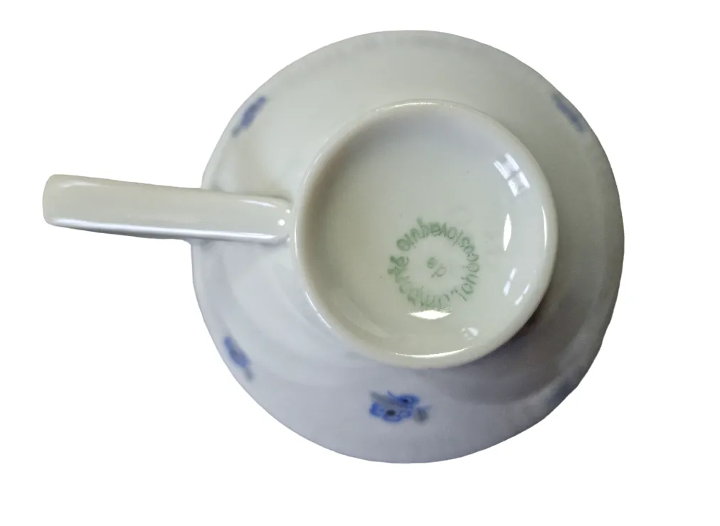 Porcelánový kávový servis Art Deco československý - 8