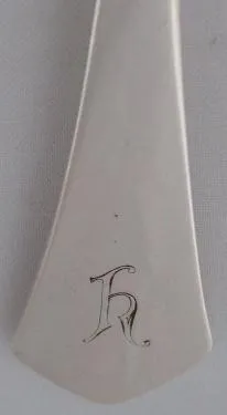Pět stříbrných lžic – Art deko - 3