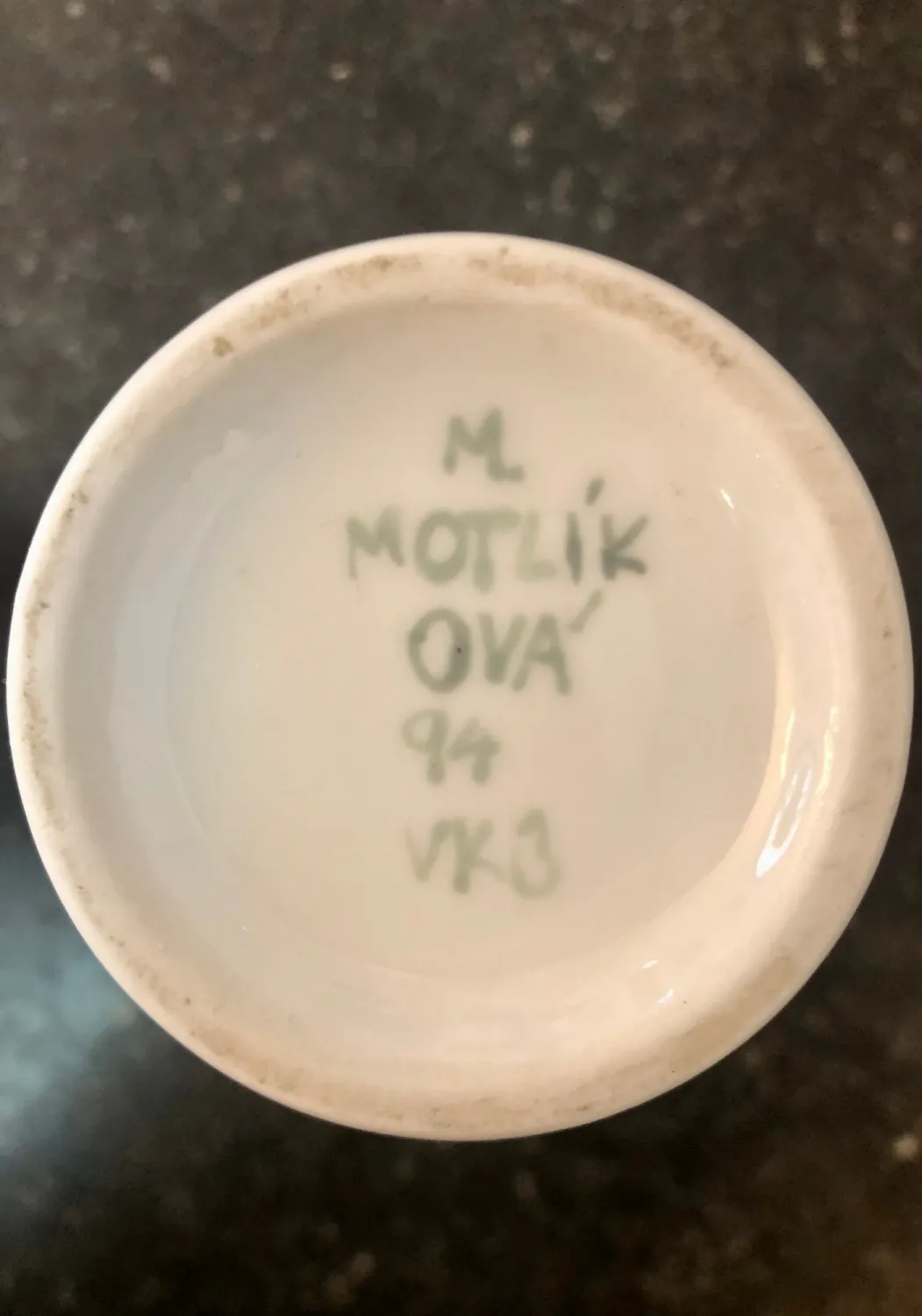 Porcelánová Váza (1994), Zuzana Motlíková - 4