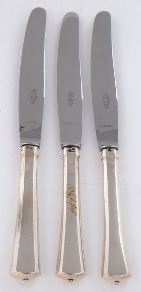 Tři stříbrné velké nože – Solingen Rostfrei