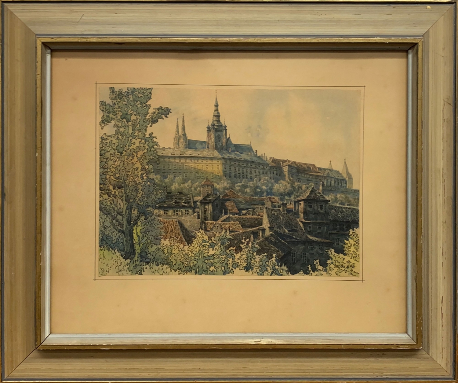 Pohled na Pražský hrad : Alois Ježek