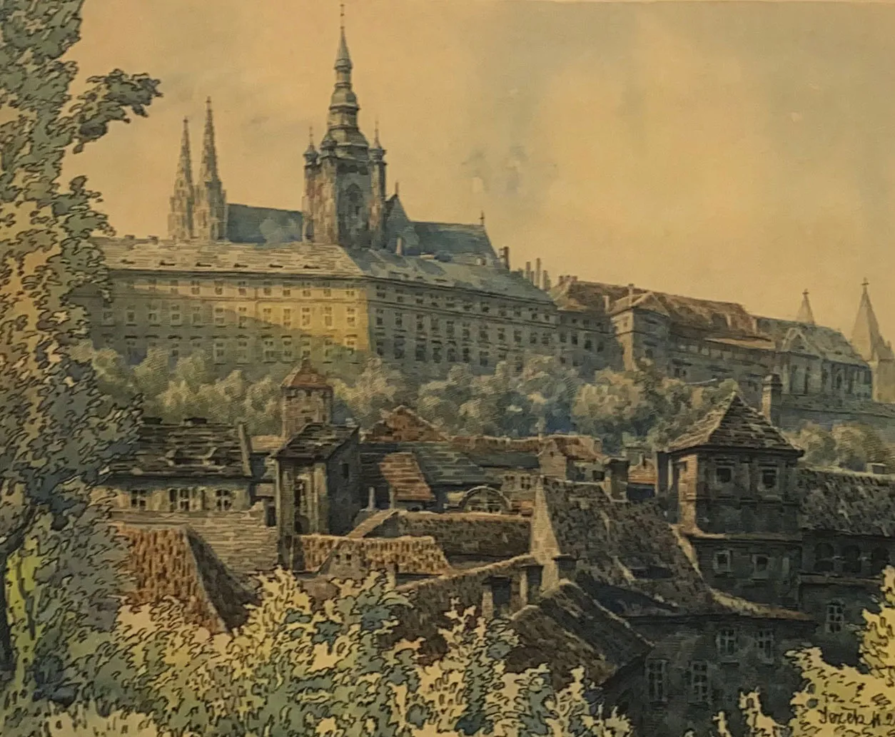 Pohled na Pražský hrad : Alois Ježek - 2