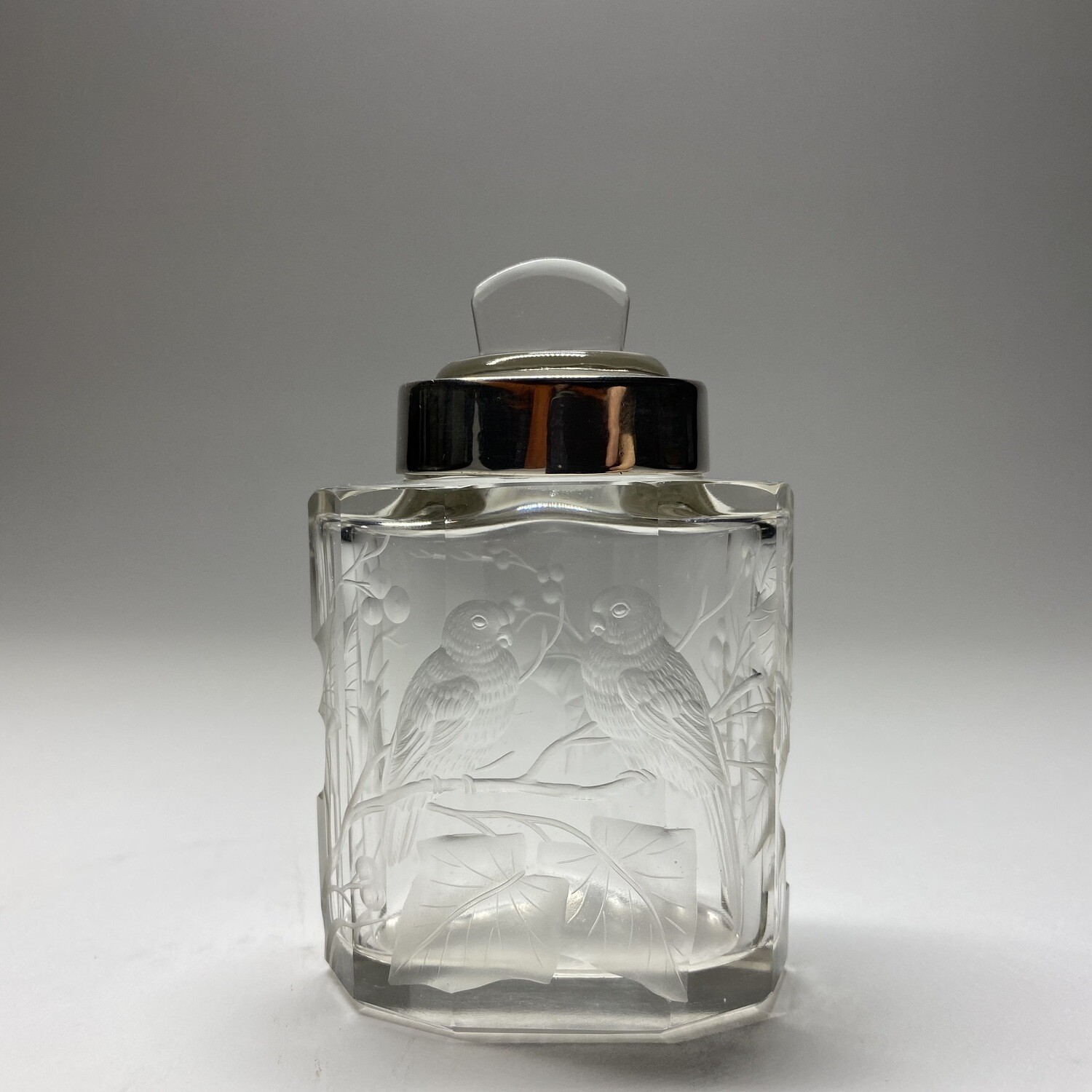 Art deco flakón na parfém - Moser