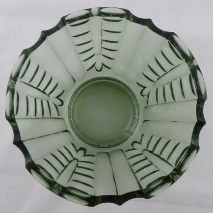 Mísa z kouřového skla – Art deko - 3