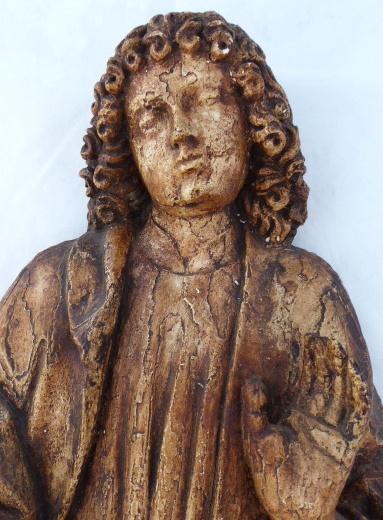 Svatý Jan Evangelista – patinovaná sádra - 6