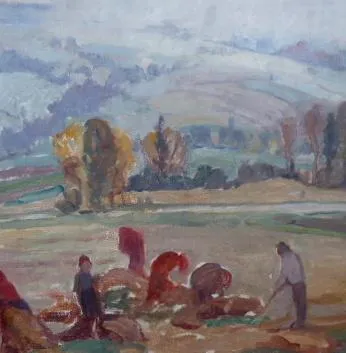 Maryša Neubertová – Vázání obilí do snopů - 5