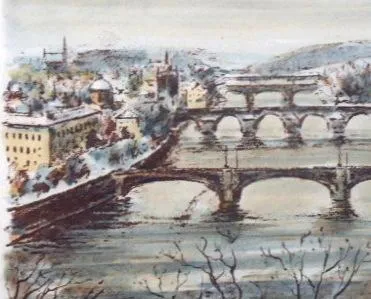 Josef D. Černý – Pražské mosty - 4