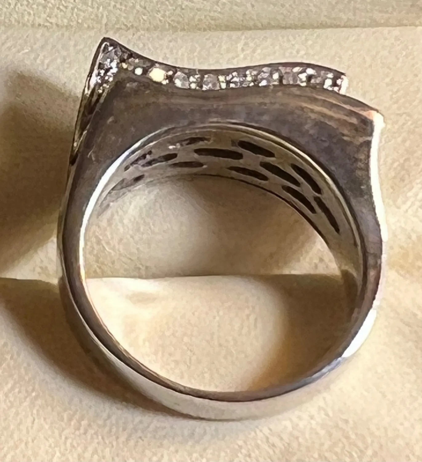 Art deco zlatý prsten s brilianty + certifikát - 4