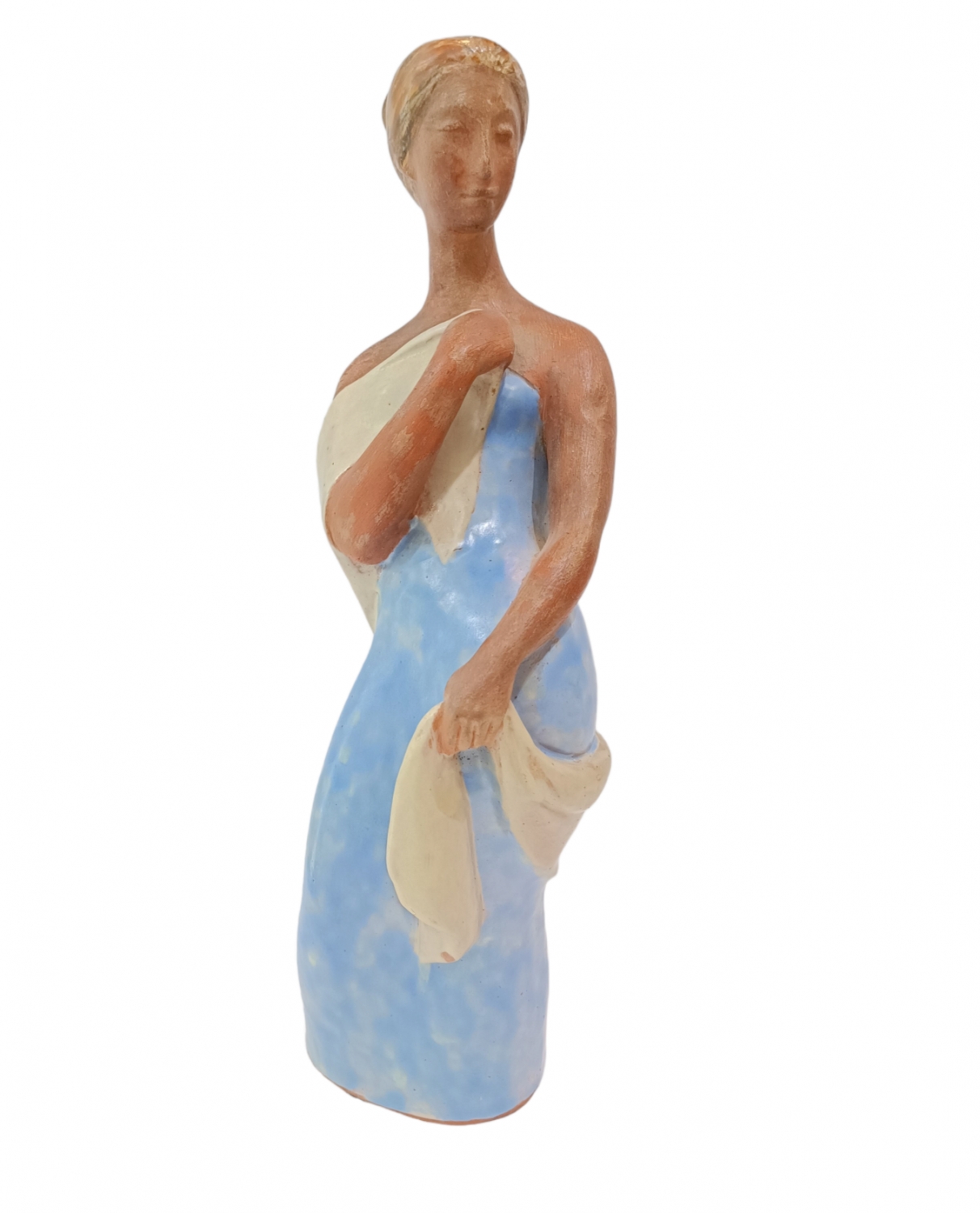 Keramická socha ženy