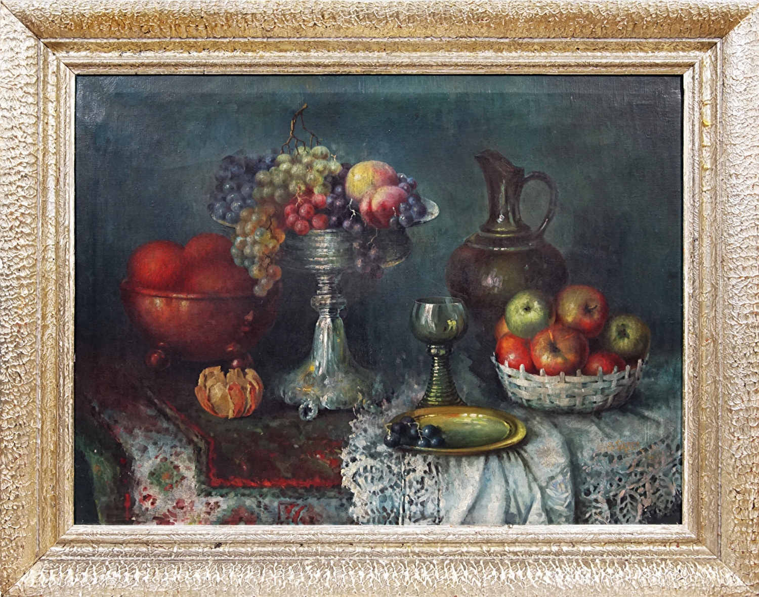 Obraz J. Vater - Zátiší s ovocem