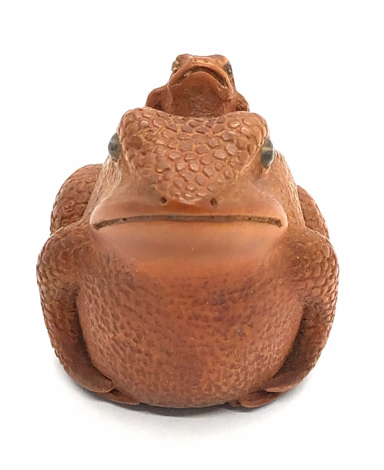 Dřevěná žába s mládětem - 2