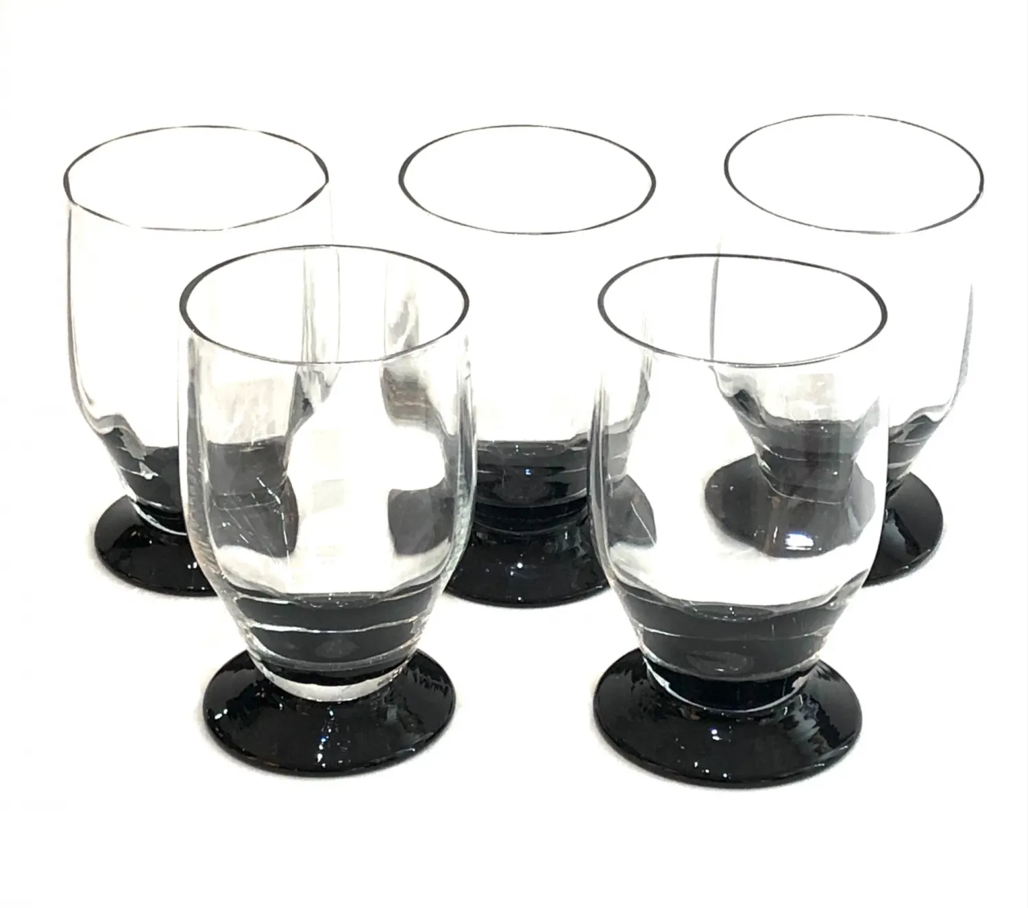 Art deco vyšší sklenky – Daum - 6