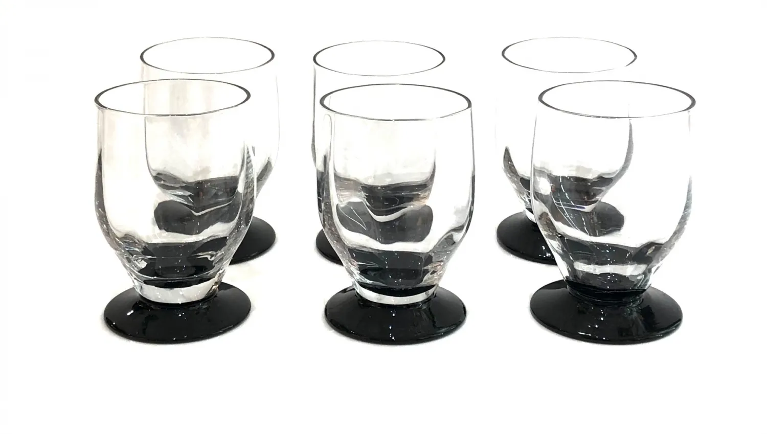 Art deco nižší sklenky – Daum - 2