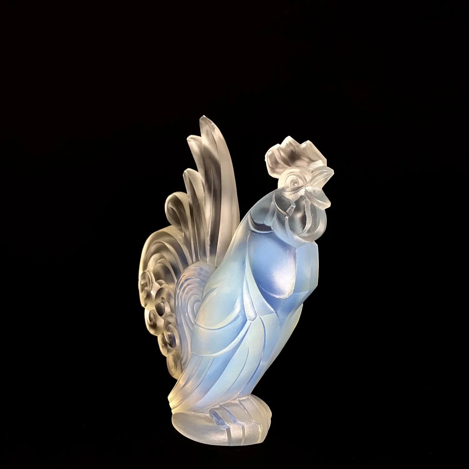 Art deco skleněný kohout – Sabino - 3