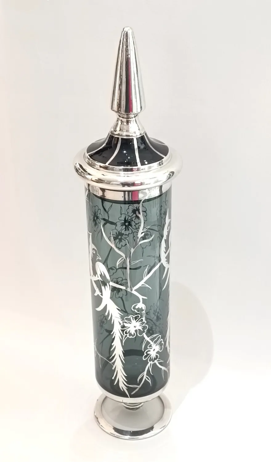 Art deco pohár s víkem - 3