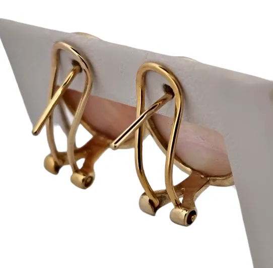 LUXUSNÍ ZLATÉ NÁUŠNICE „PERLEŤOVÉ KNOFLÍČKY“ S KYTIČKAMI - 5