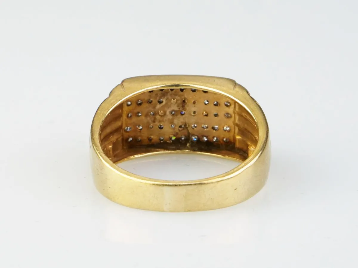 Zlatý pánský prsten s diamanty, 0,25 ct - 4