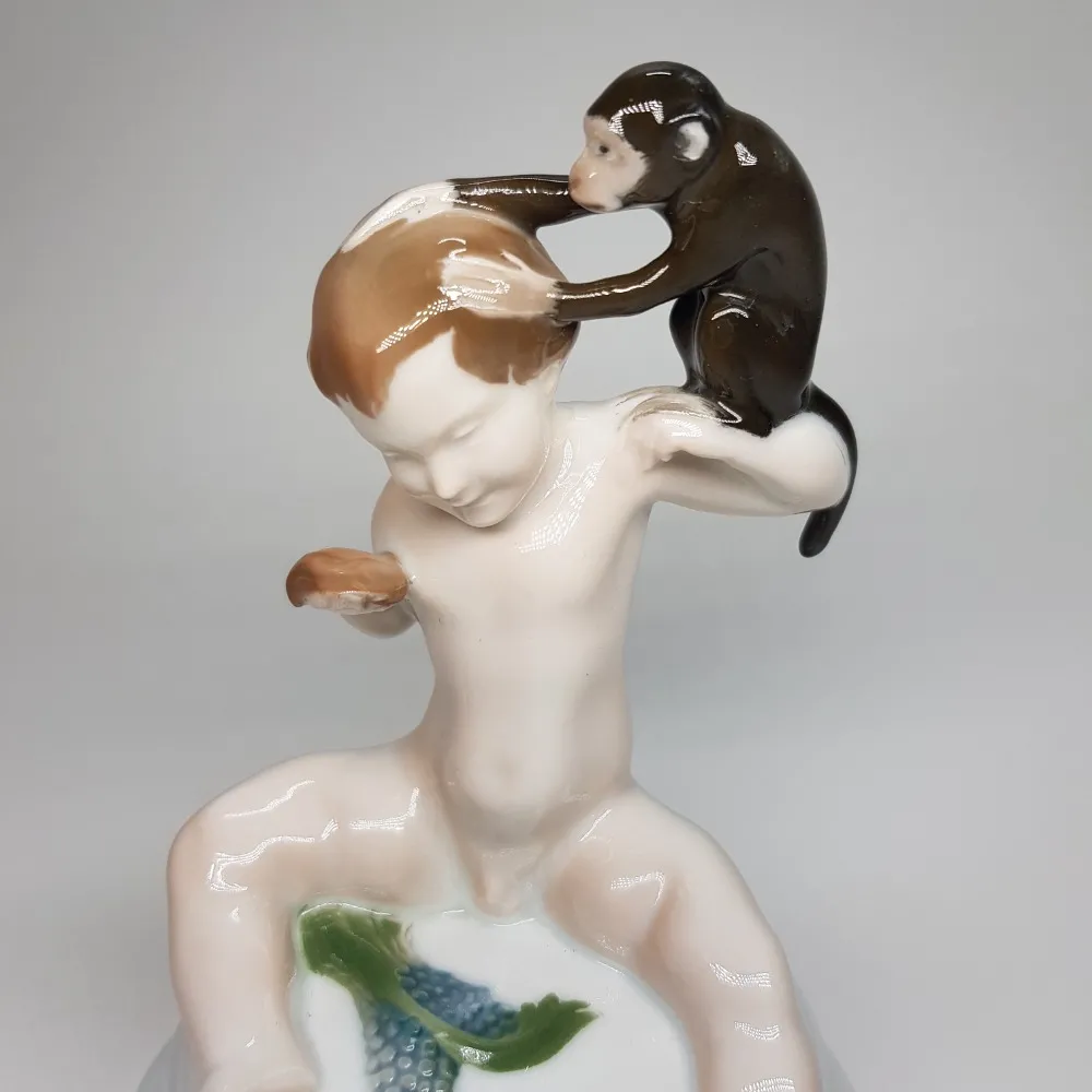 Art deco chlapec s opičkou – Rosenthal - 8