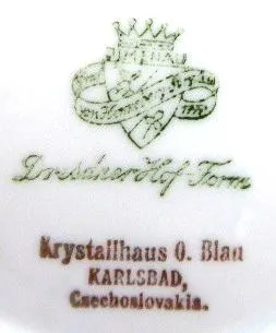 Zlaté a modré mističky s talířkem – Ilmenau, Graf von Henneberg - 3