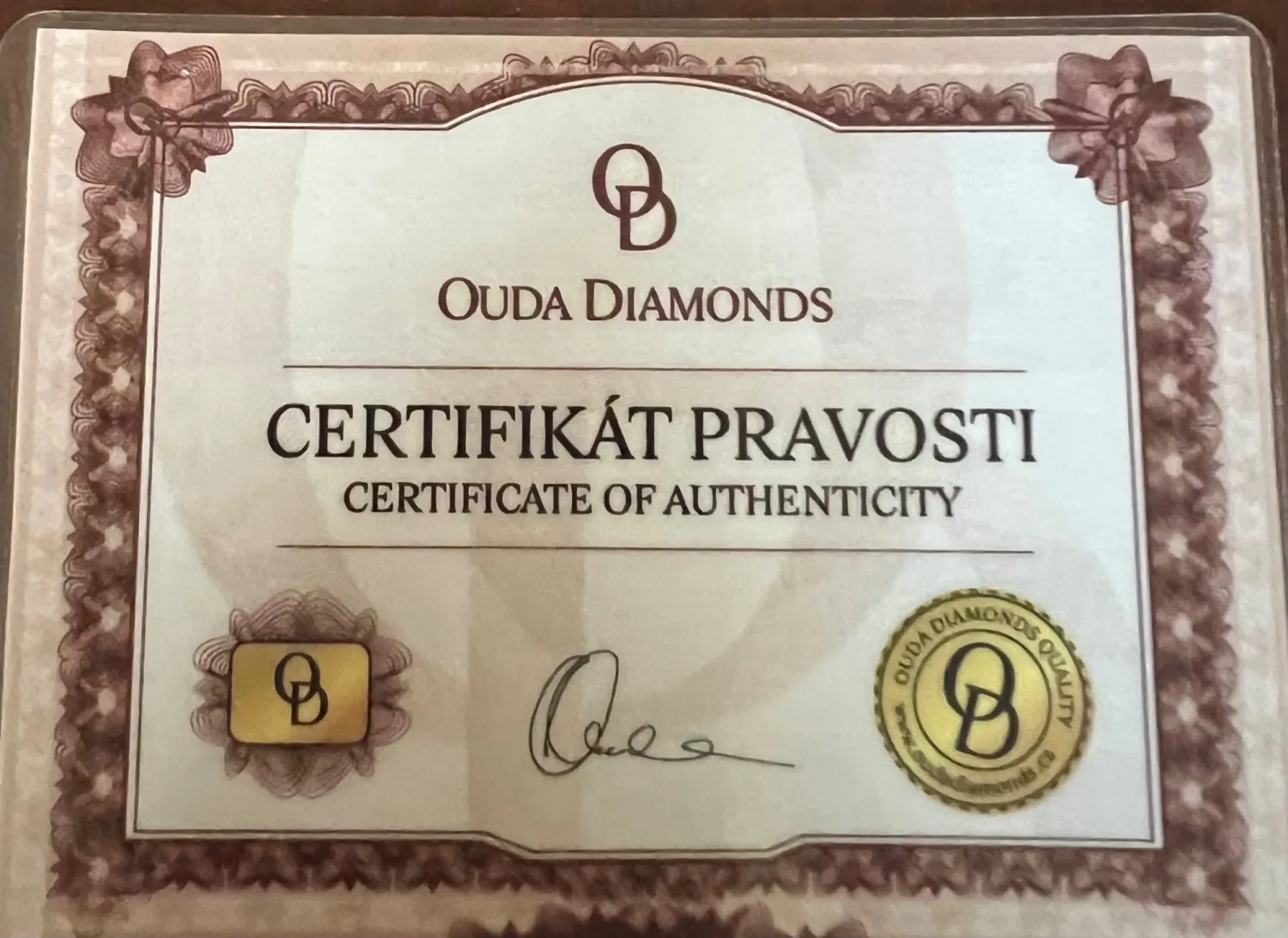 Náhrdelník s brilianty + certifikát - 5