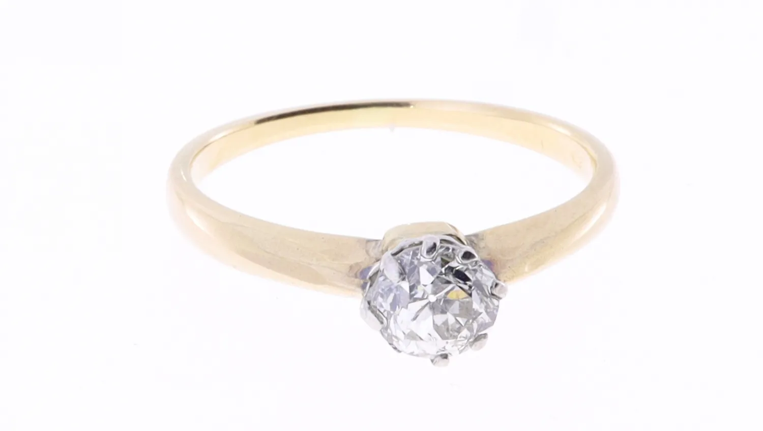 Briliantový prsten cca 0,57 ct
