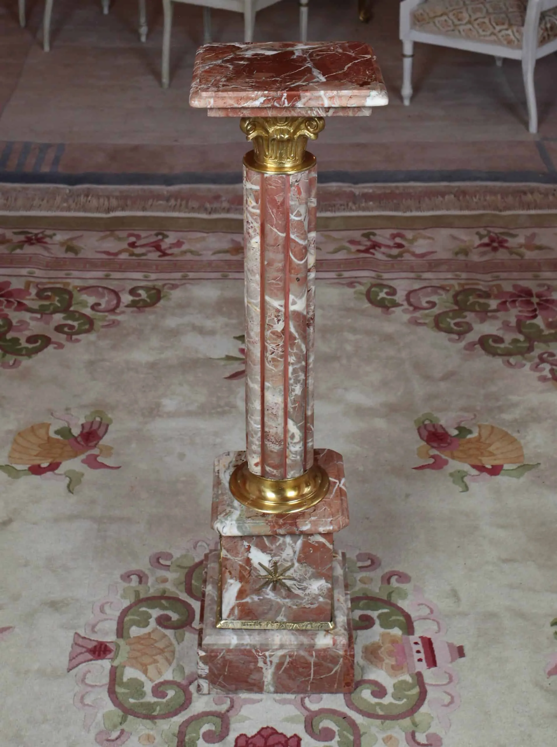 Párové sloupy  podstavce z mramoru - 2
