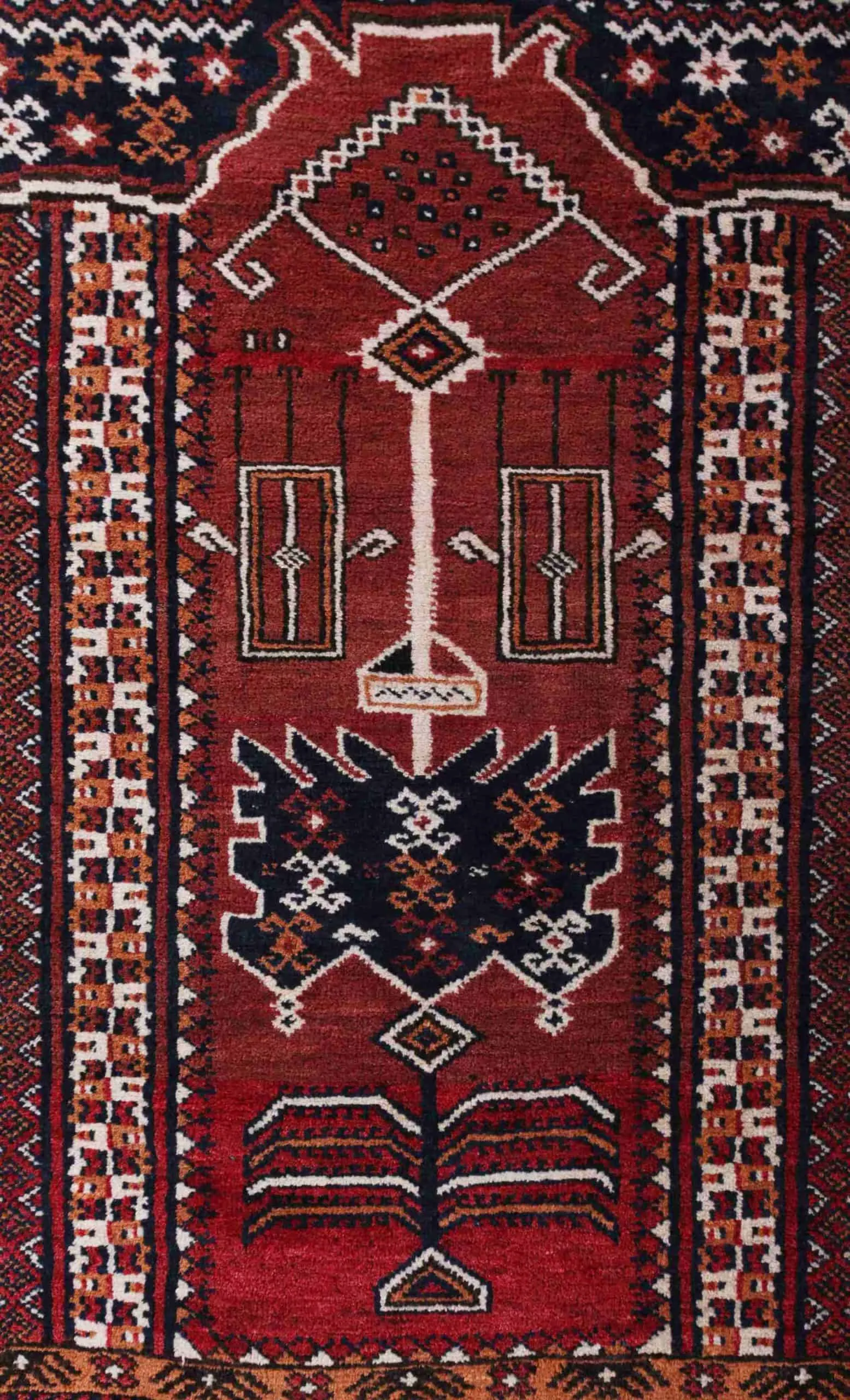 Afghánský koberec Kargahi. Vlna. 149 x 93