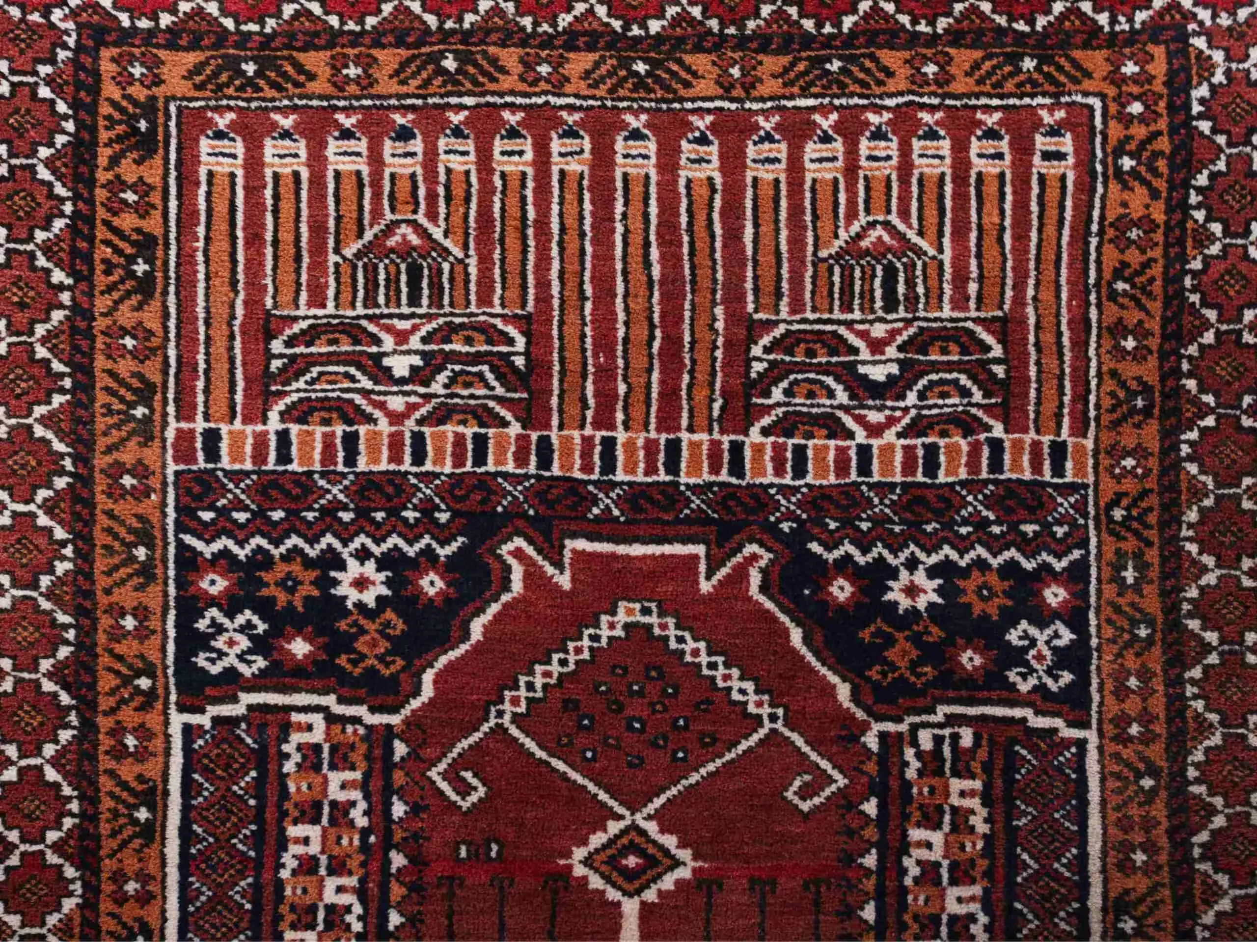 Afghánský koberec Kargahi. Vlna. 149 x 93 - 2
