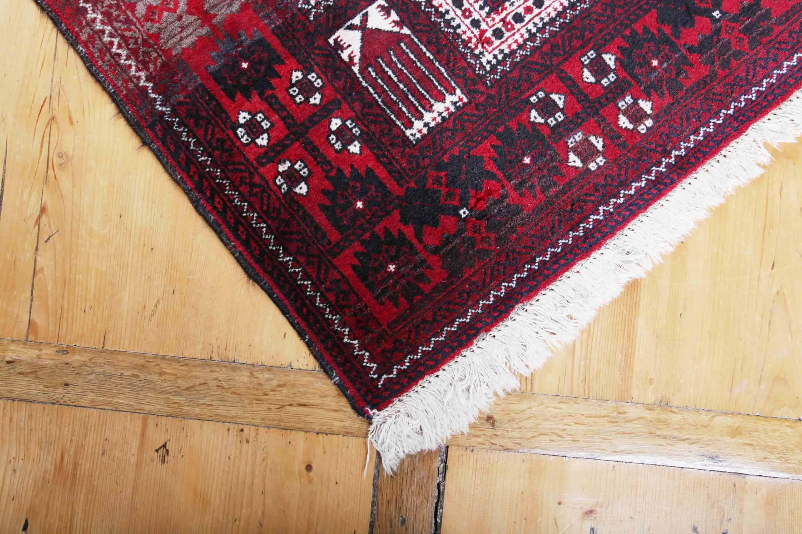 Afghánský modlitební koberec 166 x 82 cm - 5
