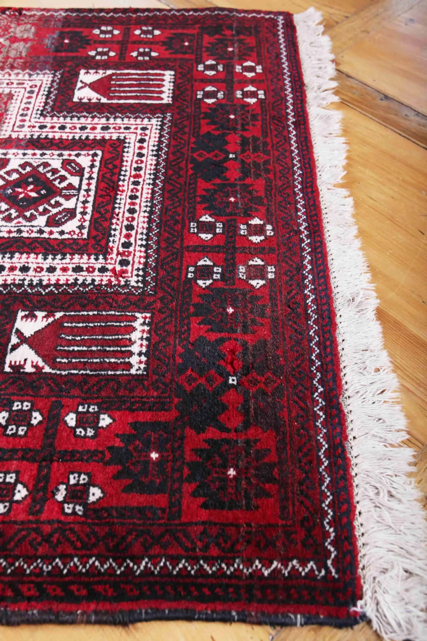 Afghánský modlitební koberec 166 x 82 cm - 6