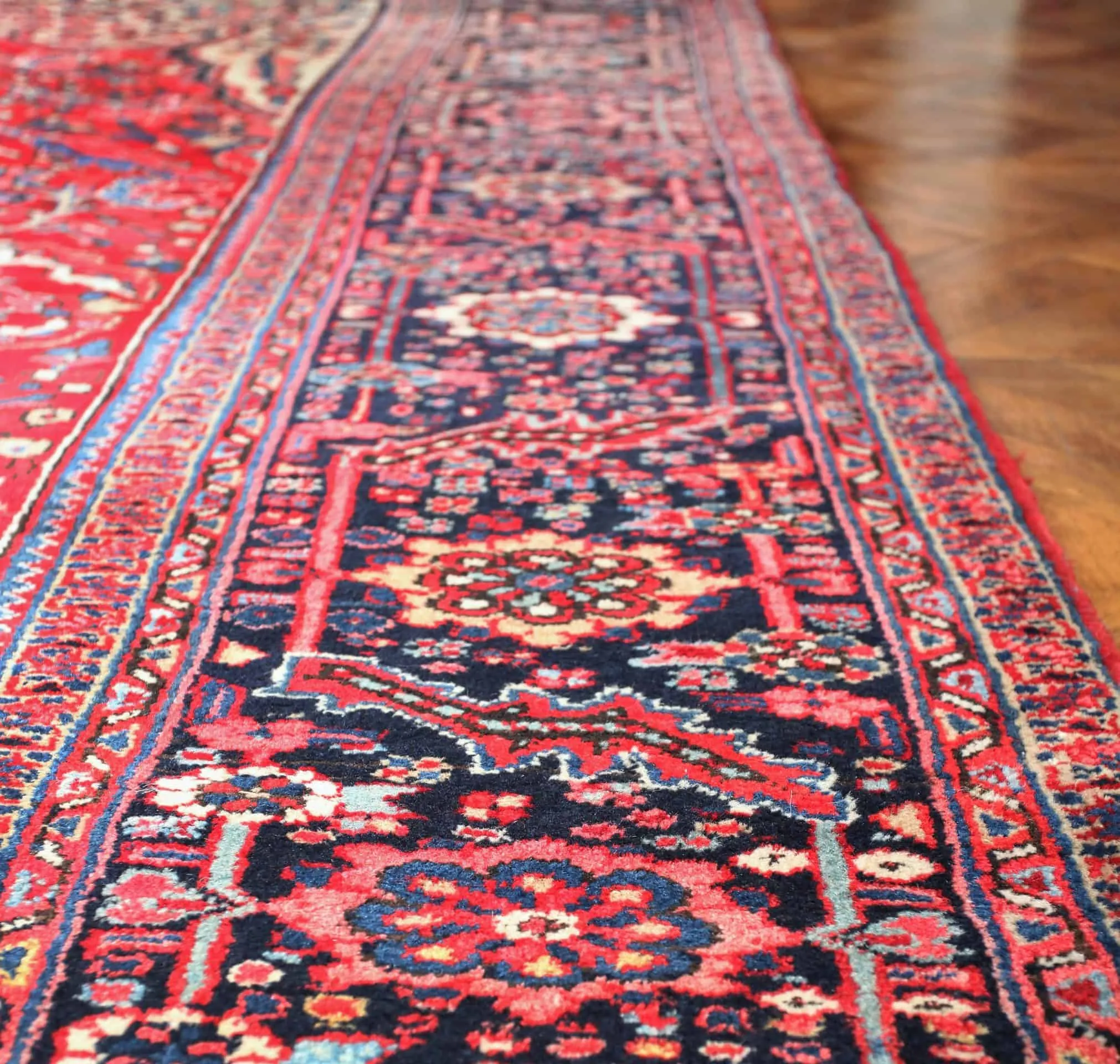 Ahar, perský ručně vázaný koberec 408 x 291 cm - 6