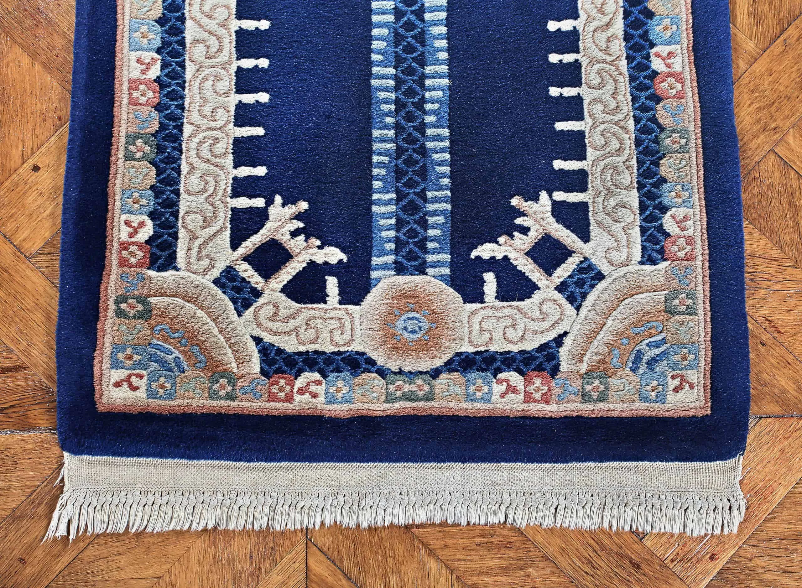 Čínský koberec s drakem 160 x 73 cm - 3