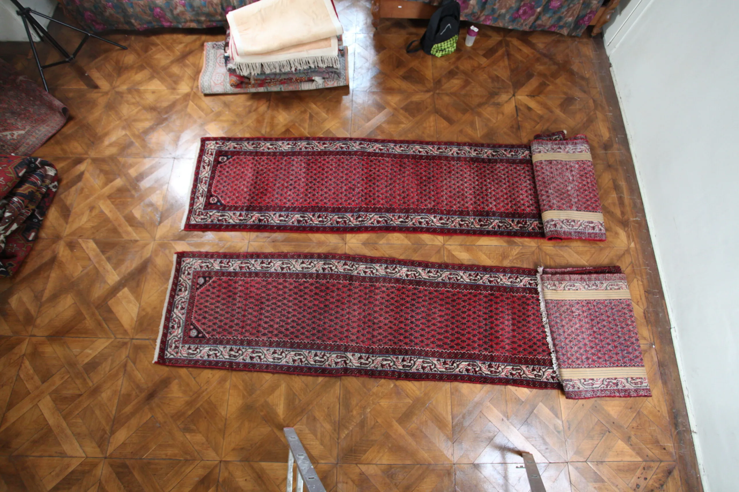 Párové perské běhouny Sarough Mir 507 x 82 cm - 2