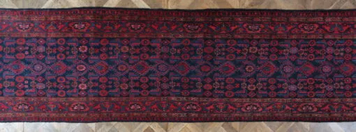 Perský dlouhý běhoun z Hamedanu 525 x 110 cm - 2