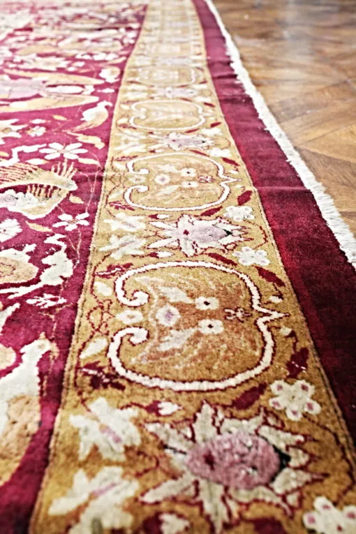 Sběratelský starožitný koberec Tabriz z 18. století - 2