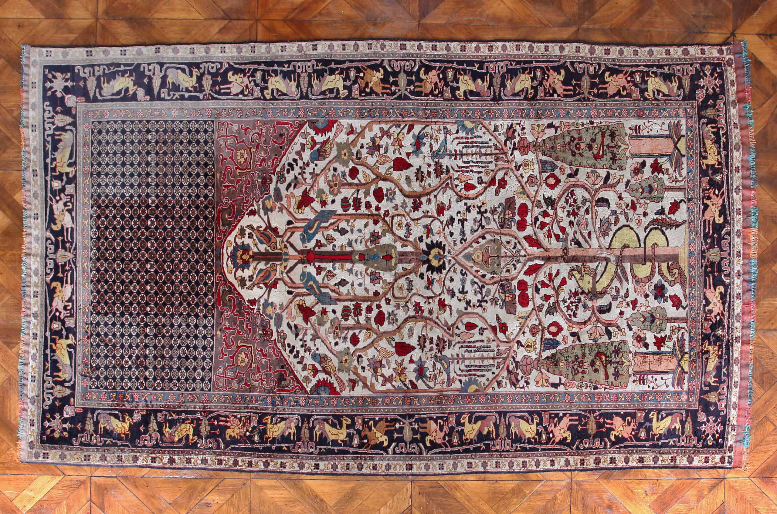 Starožitný koberec strom života 319 x 191 cm