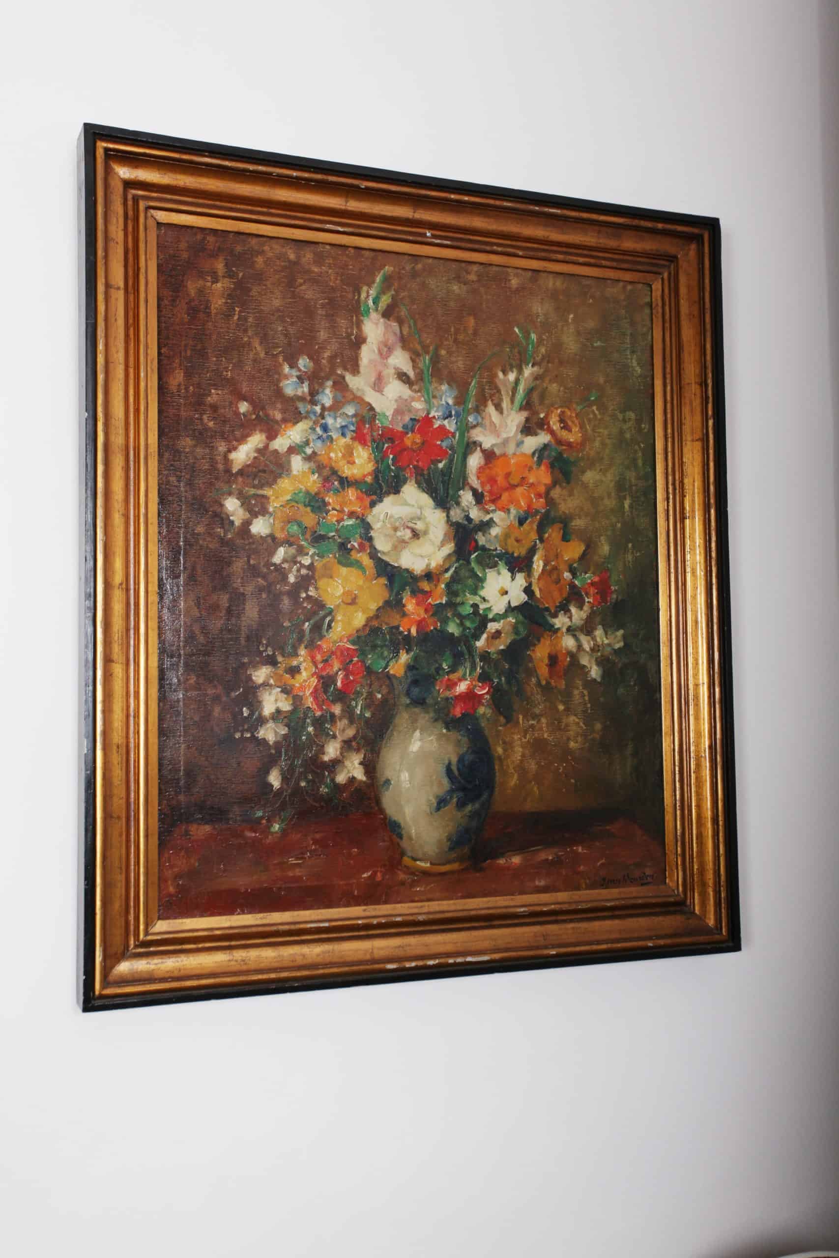 Alphonse Van Beurden Květinové zátiší 90 x 74 cm