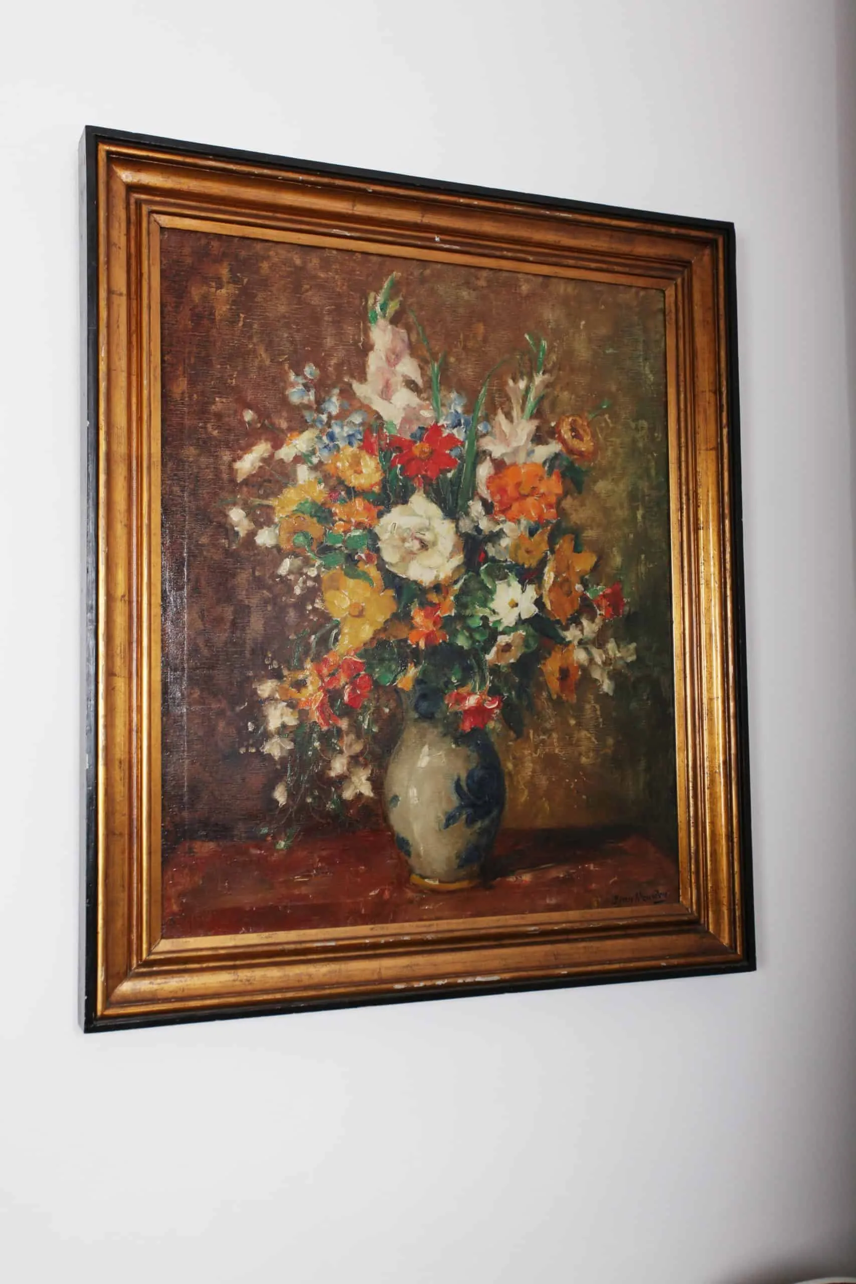 Alphonse Van Beurden Květinové zátiší 90 x 74 cm