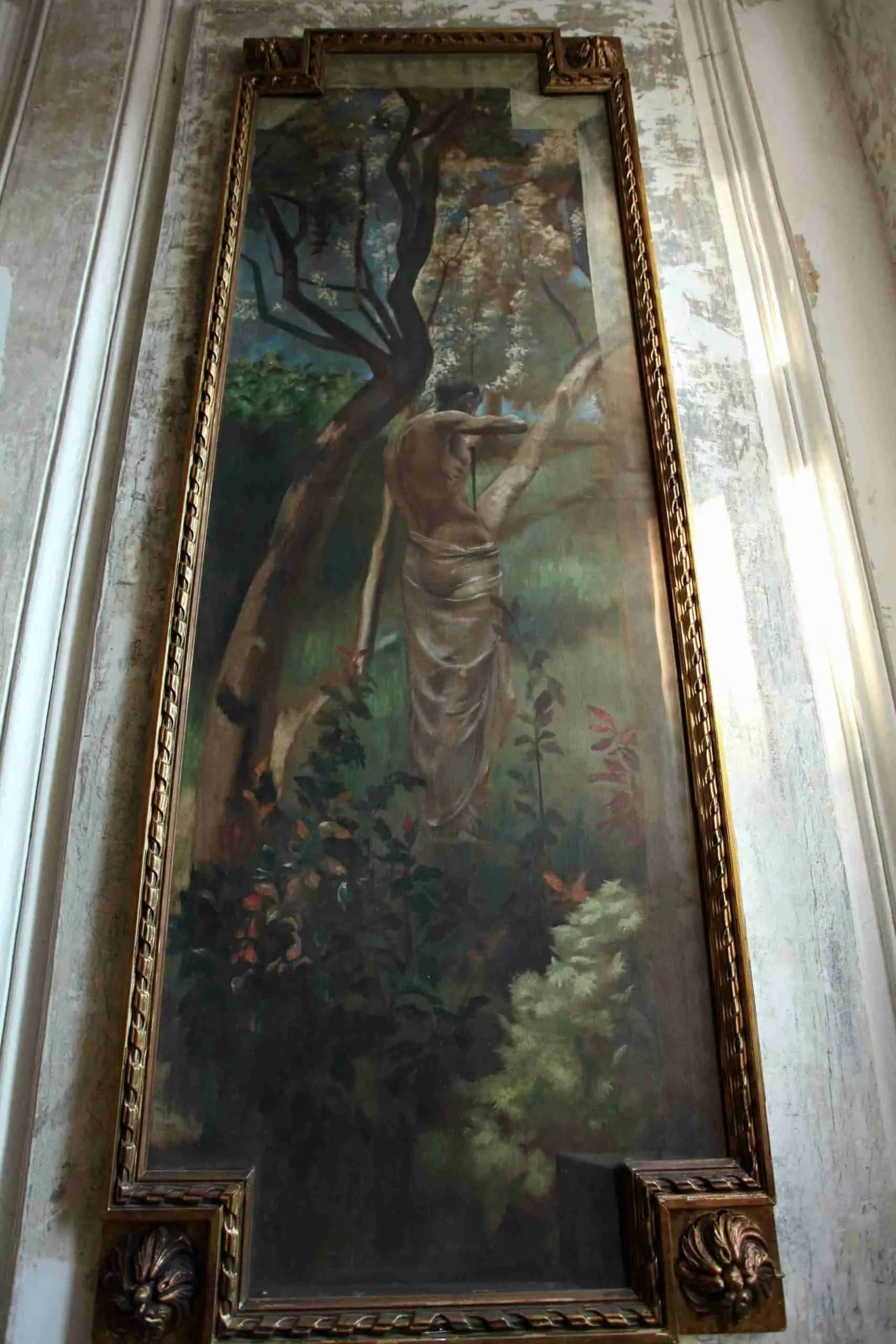 Čtveřice impozantních zámeckých obrazů 250 x 88cm - 3