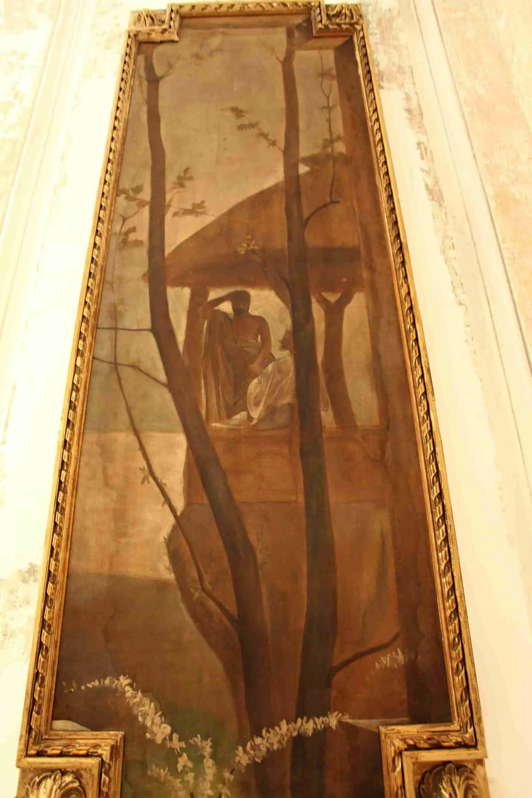 Čtveřice impozantních zámeckých obrazů 250 x 88cm - 4