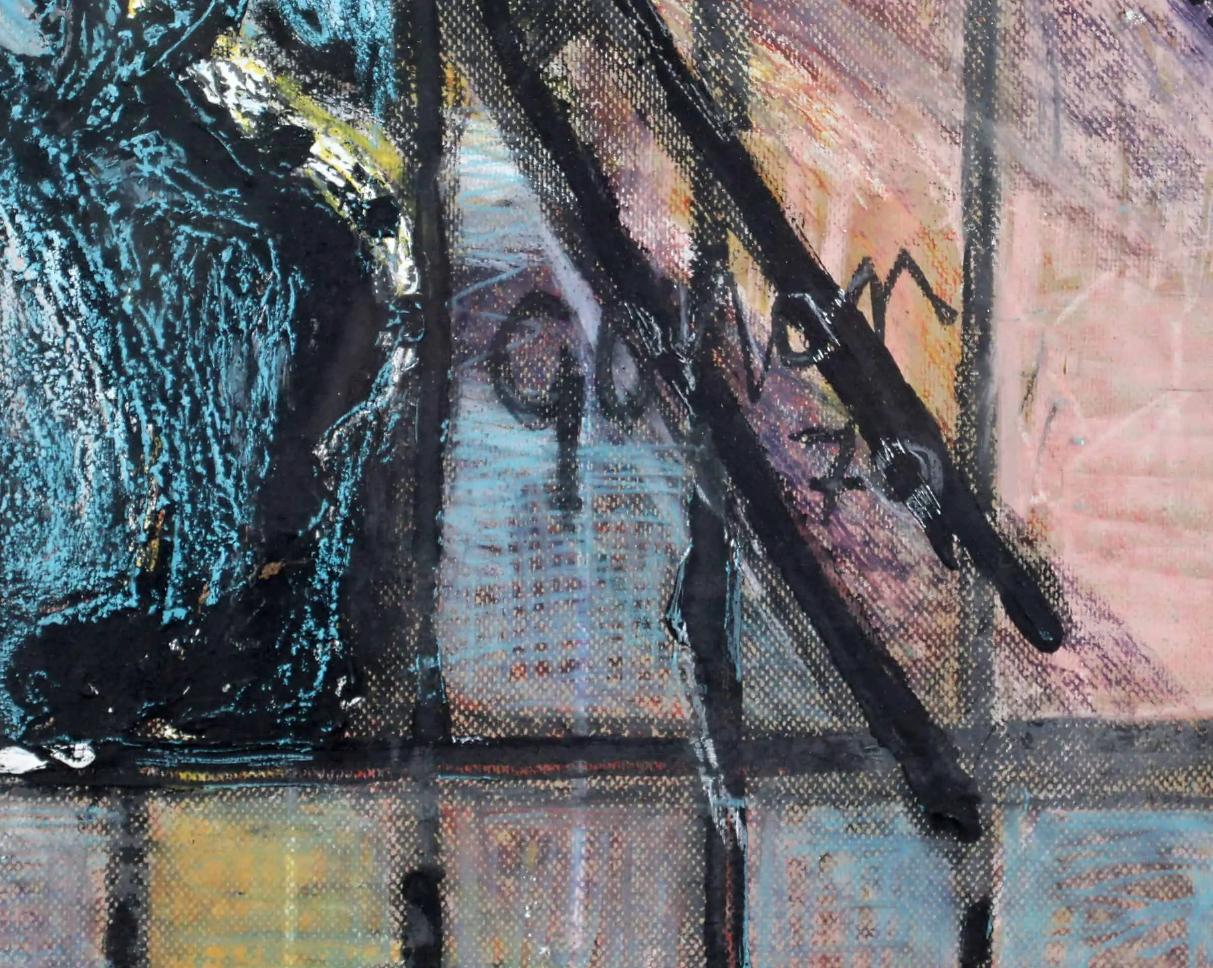 Krotitel Lvů. Kombinovaná technika. 108 x 80 cm - 5
