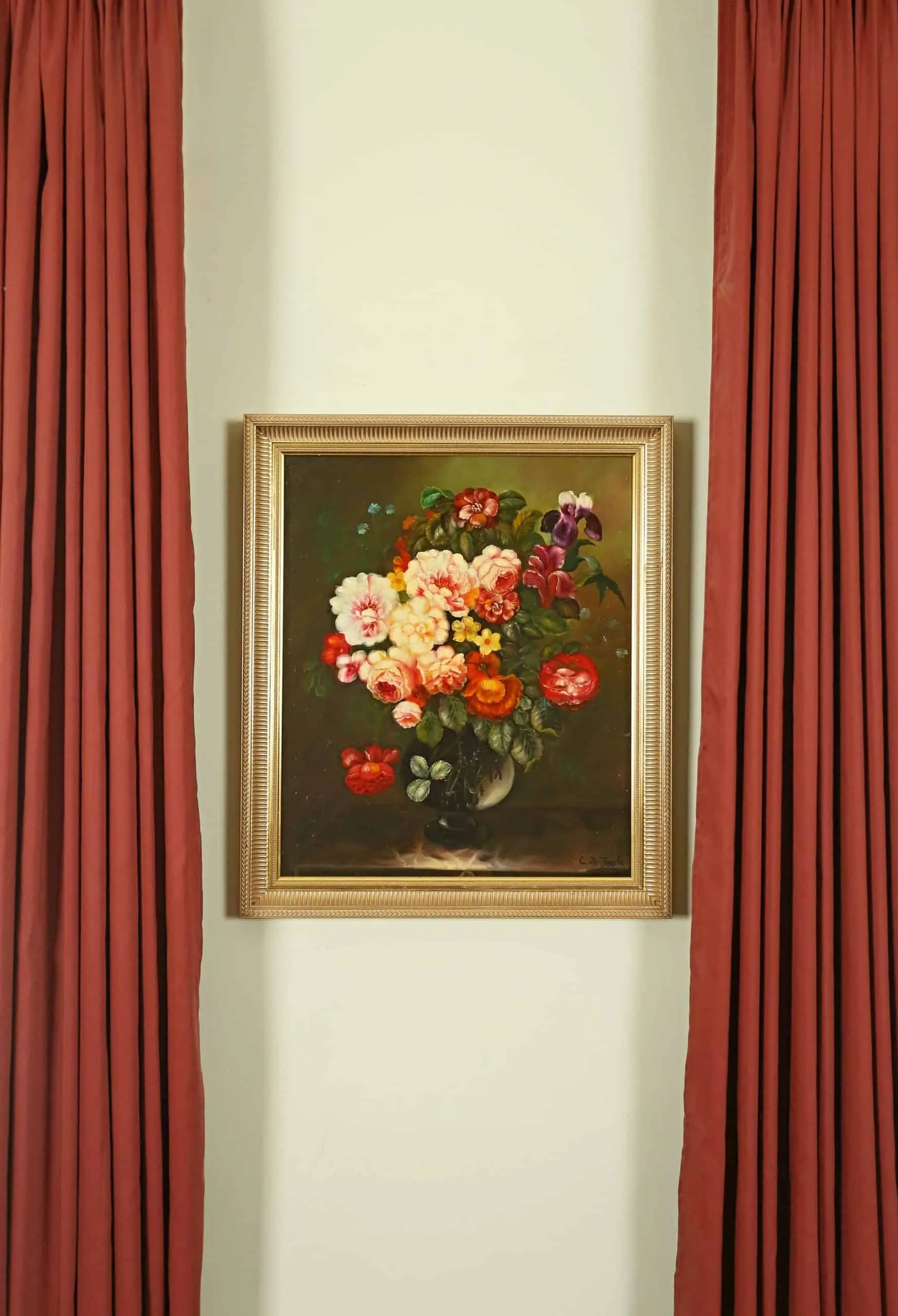 Květiny. C. De Jonghe 60 x 50 cm