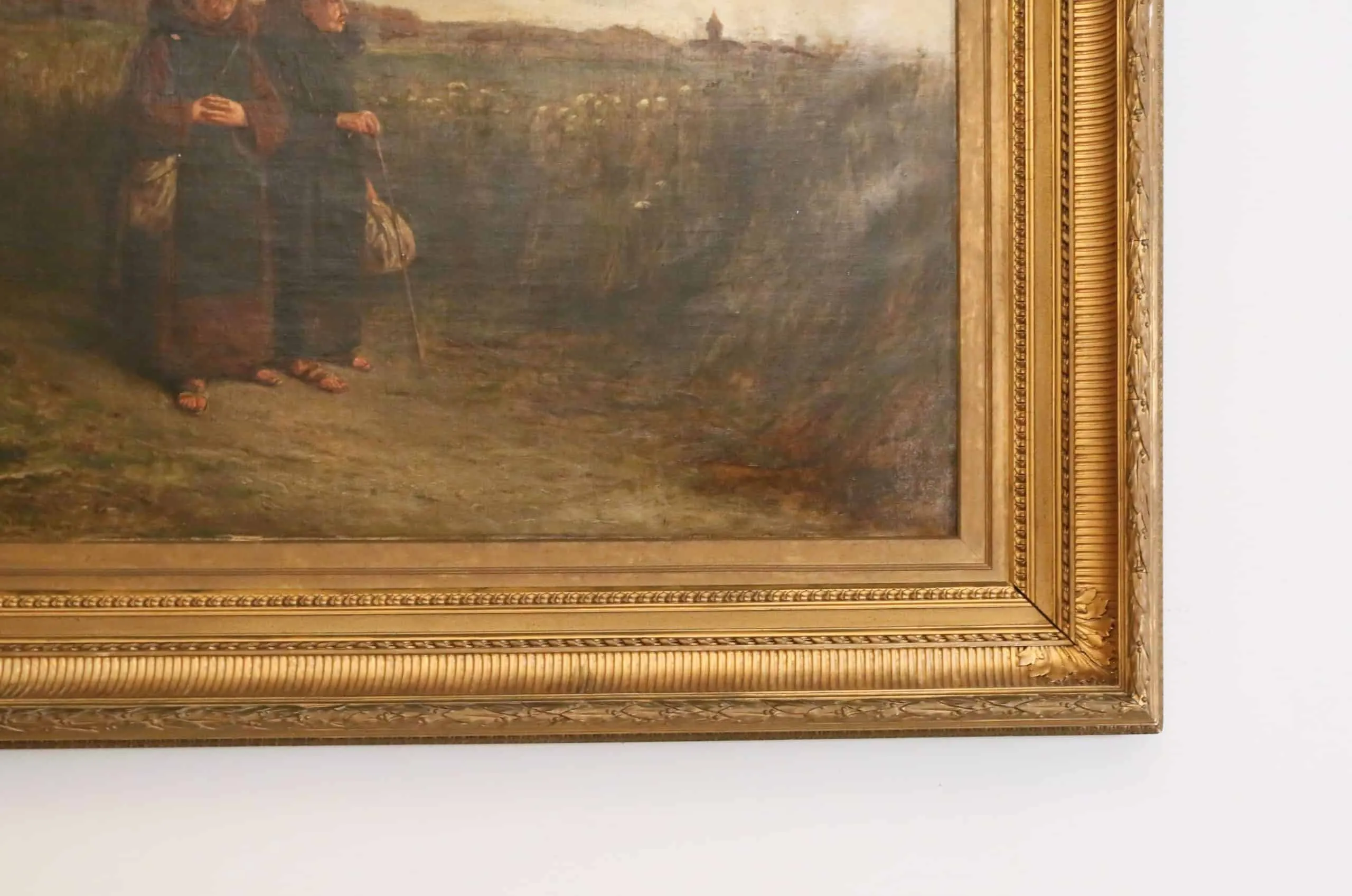 Mniši na procházce. Olej 87 x 122,5 cm. Robert P. Atkinson - 4