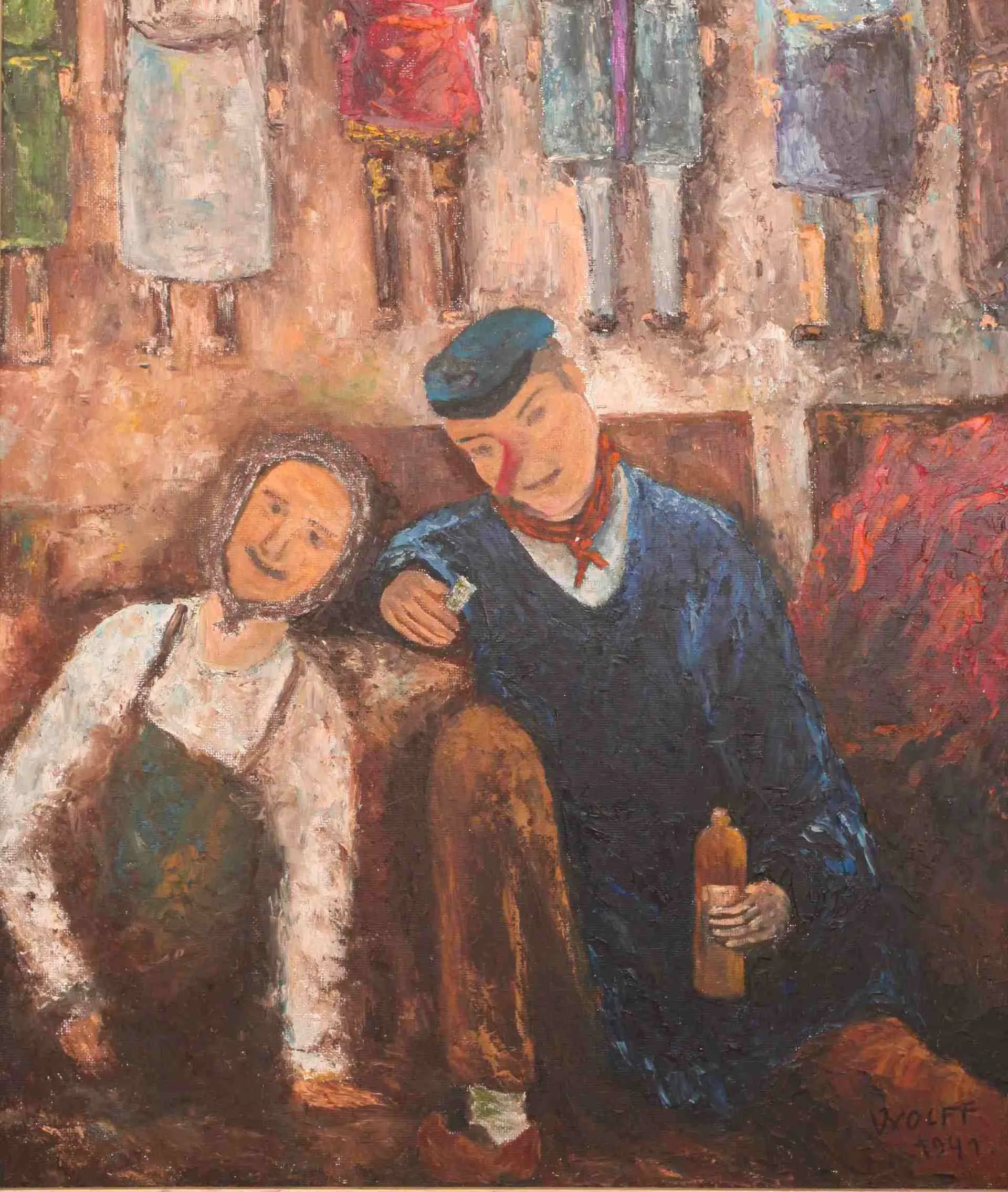 Opilý pár. Naivita. Wolff. 1941 - 2