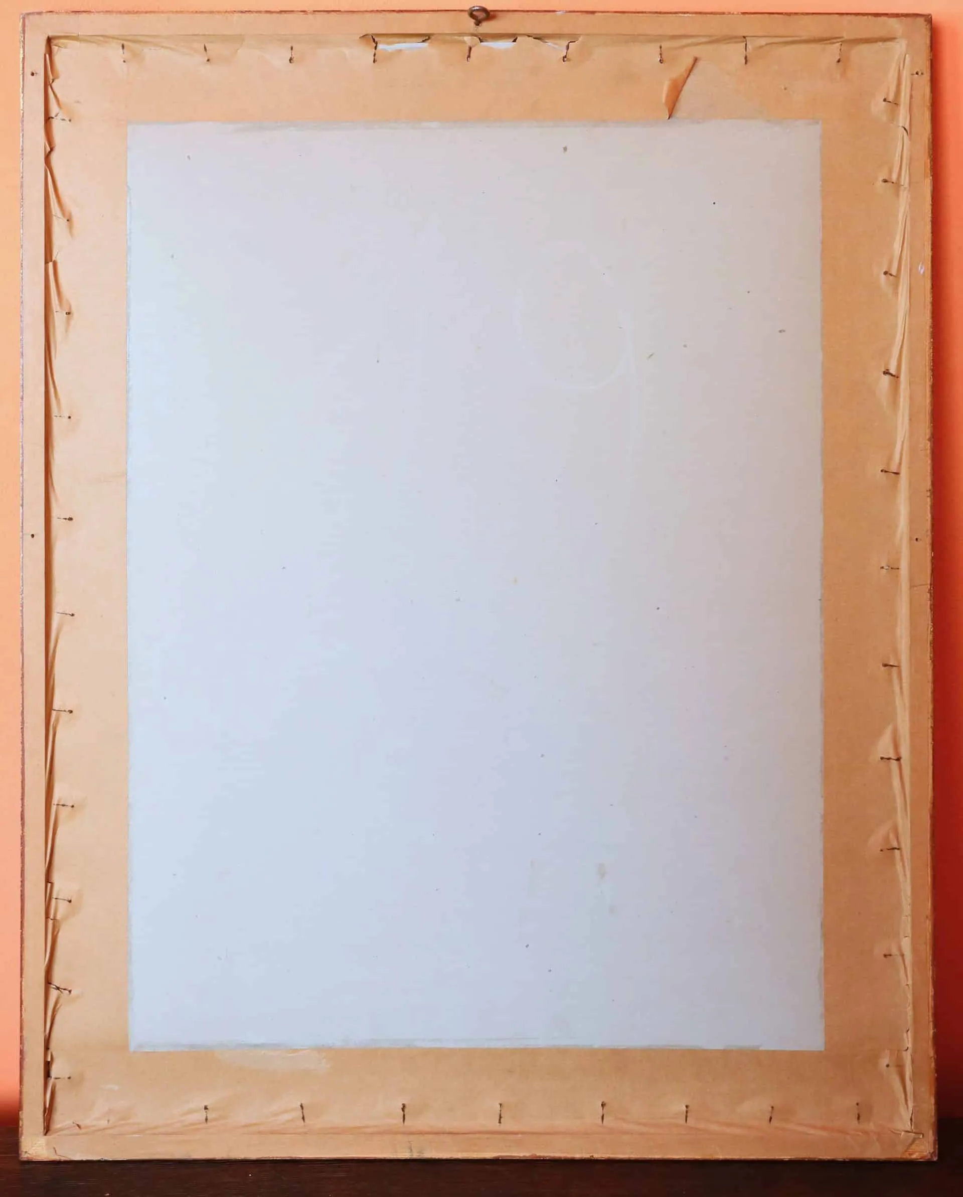 Otec s dcerou. Kresba uhlem 74 x 80,5 cm - 5