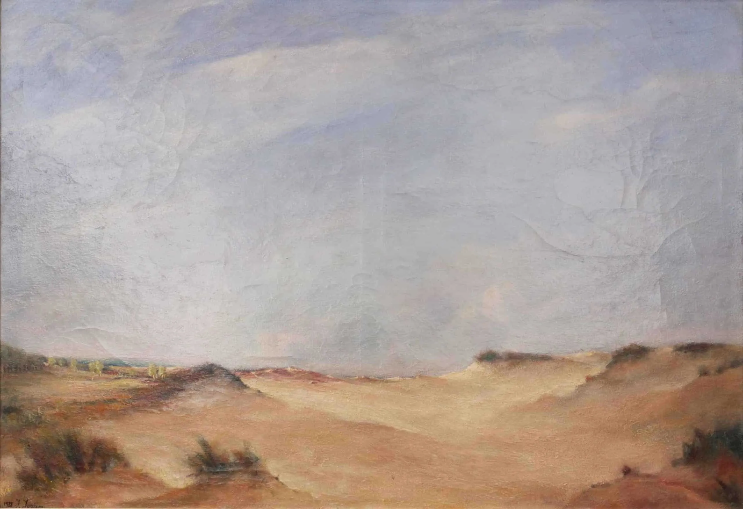 Písečná krajina. J. Joacem 1938. 131x98cm - 2